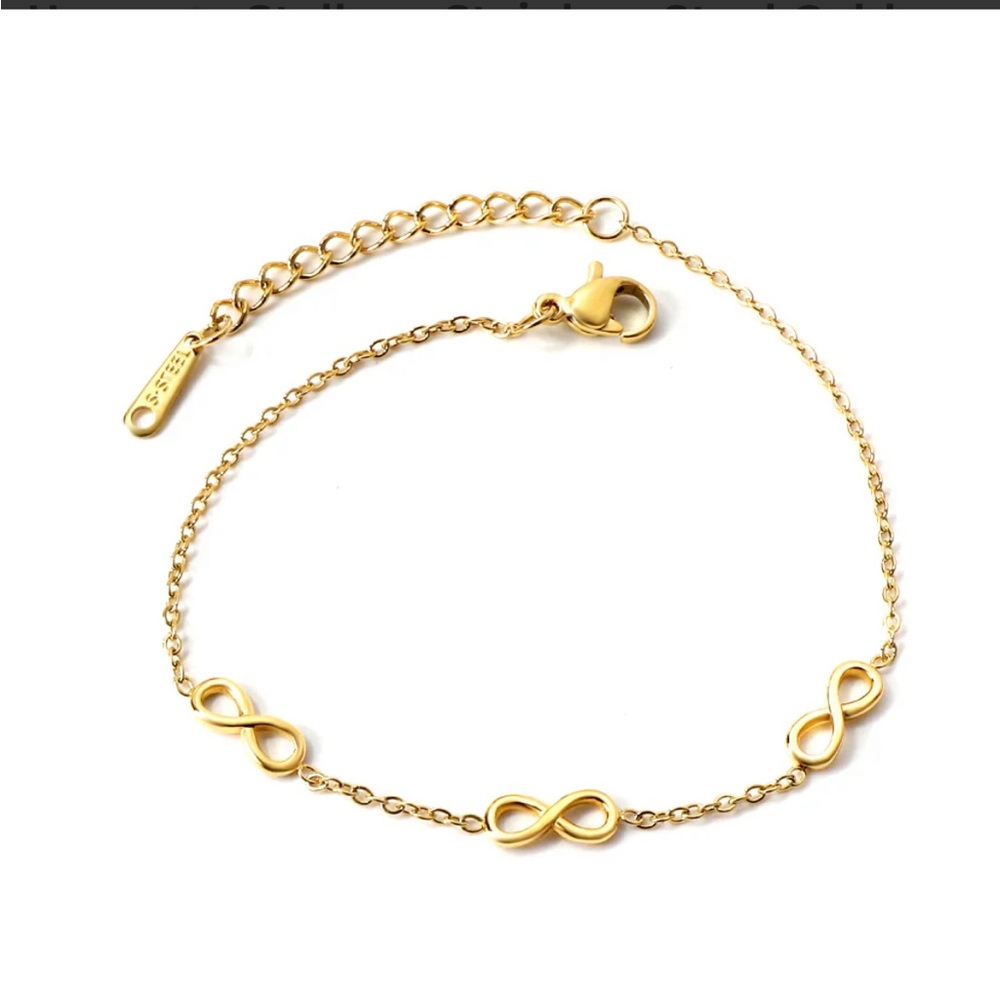 stainless steel gold bracelet